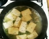 豆腐と塩えんどう豆の炒めもの作り方4写真