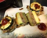 ズッキーニのハンバーグパン粉グリル焼き作り方8写真