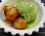 ＊みたらし団子のバニラアイス添え＊作り方5写真
