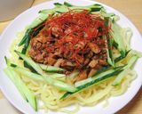 市販の回鍋肉の素で簡単ジャージャー麺！作り方7写真