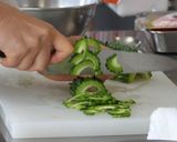 ゴーヤ夏野菜のソース炒め作り方1写真