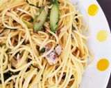 サバの水煮缶で!簡単和風パスタ★作り方5写真