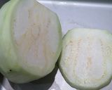 丸茄子の茄子そうめん作り方2写真