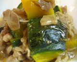 かぼちゃに肉あんかけ作り方3写真