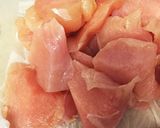 鶏胸肉でチキンカツ風パン粉焼き♪作り方1写真