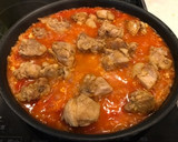 カレーチキンとトマトの、簡単パエリア！作り方14写真