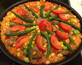 カレーチキンとトマトの、簡単パエリア！作り方18写真