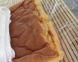 ﾎｯﾄｹｰｷﾐｯｸｽdeﾛｰﾙｹｰｷ作り方6写真