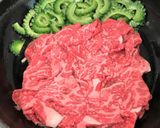 ゴーヤと牛肉のマヨ醤油炒め作り方5写真