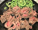 ゴーヤと牛肉のマヨ醤油炒め作り方6写真