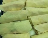 ヘルシー魚肉ソーセージの簡単♪春巻き作り方5写真