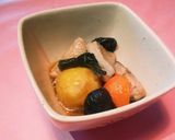 鶏肉と干し椎茸の煮物作り方4写真