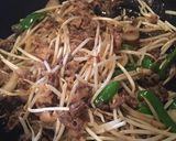 牛肉ともやしのオイスターソース炒め作り方6写真