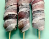 作ってみた！！みたらし団子の肉巻き作り方1写真