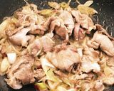 夏のきしめん✨ピリ辛の豚肉と共に作り方2写真