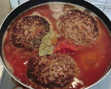 母の味☆うちの大きい煮込みハンバーグ作り方12写真
