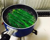 おくらの梅おかか和え作り方1写真