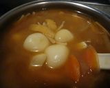柔らかくてモチモチの白玉入り☆豚汁作り方3写真