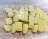 甘酸っぱい～♫手作りキウイ林檎ジャム作り方3写真