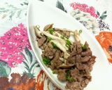 ✿牛肉としめじの❀醤油バルサミコ✿ソテー作り方3写真