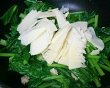 小松菜とあさりの炒め煮☆バター醤油風味♥作り方4写真