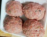 とろり♥半熟卵入りのハンバーグ‼作り方5写真