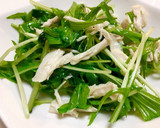 水菜とささみの簡単中華和え！作り方5写真