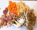 しめじと鶏肉の炊き込みご飯作り方1写真