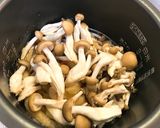 しめじと鶏肉の炊き込みご飯作り方3写真