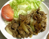 超楽々 経済的豚肉しょうが焼き作ります。作り方7写真