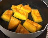 かぼちゃとゴーヤの煮物作り方2写真