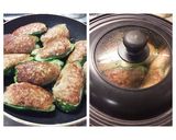 簡単☆ピーマンの肉詰め☆ハンバーグ作り方6写真