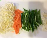 副菜に！バター醤油の野菜炒め作り方1写真