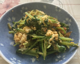弁当のおかず☆豆苗と卵の焼肉のタレ炒め作り方4写真