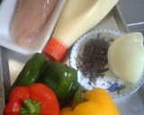 胸肉とピーマンの「玉昆だれ」炒め作り方1写真