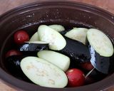 簡単!ナスとミニトマトのあっさりひき肉煮作り方3写真