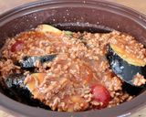 簡単!ナスとミニトマトのあっさりひき肉煮作り方4写真