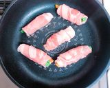 にんじんといんげんde♡味付き肉巻き♡作り方4写真