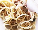 簡単！ツナと大葉の冷製パスタ作り方3写真