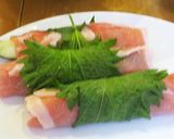 茄子の肉紫蘇巻き作り方2写真
