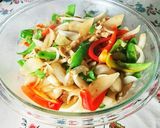 豚レバーと野菜のケチャップ炒め作り方5写真