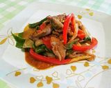 豚レバーと野菜のケチャップ炒め作り方9写真