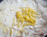 鶏肉とキノコのクリームペンネ作り方8写真