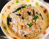 ツナ コーン ほうれん草のバター醤油焼飯作り方6写真