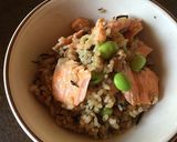 納豆とサーモンのニンニクまぜご飯作り方3写真