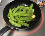 絶品！絹さやのペペロンチーノ作り方3写真