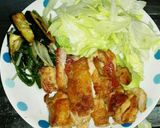 照り焼きチキン定食作り方11写真