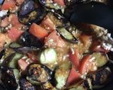 ナスのひき肉炒めinたっぷりトマト作り方4写真