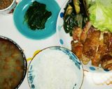 照り焼きチキン定食作り方14写真