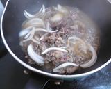 とろ玉牛肉和そば作り方2写真